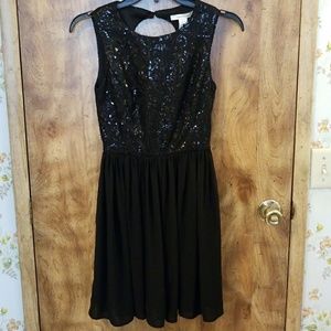 Max&Cleo Black formal dress with sequins